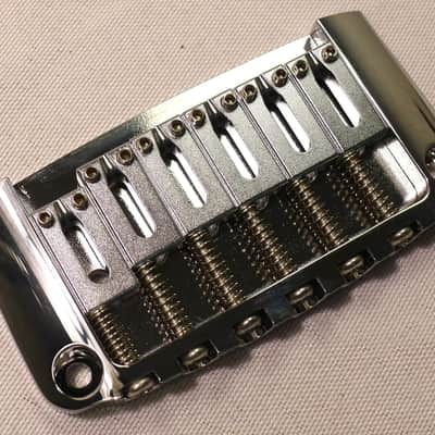 Brass Hardtail Hard Tail Fixed Guitar Bridge 2-1/16'' (52.4mm) String Spacing image 1