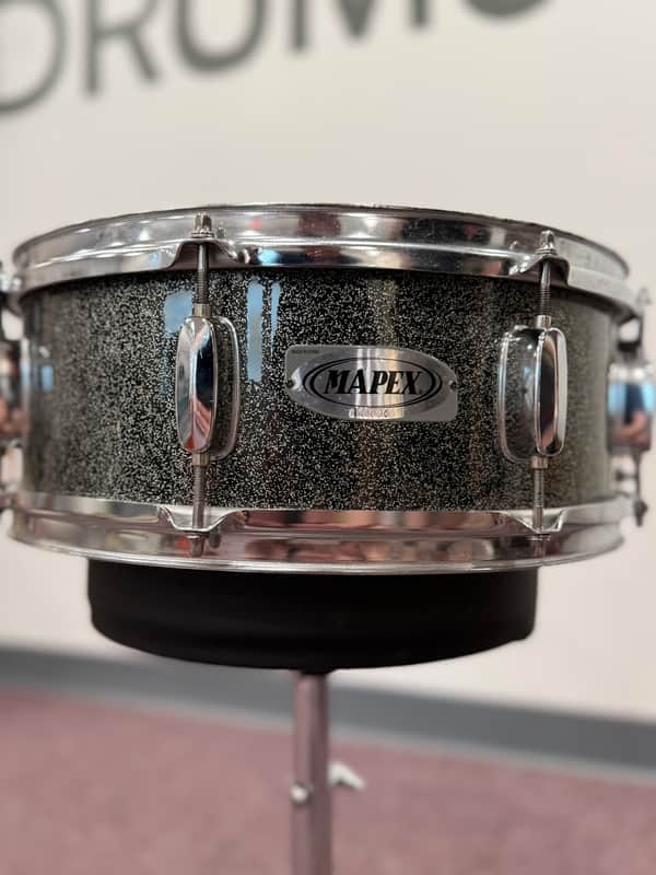 Mapex 14x5.5 8-Lug Snare Drum — Black Sparkle image 1