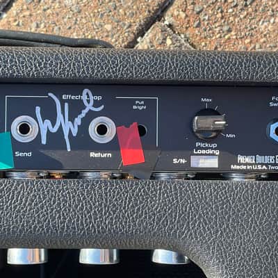 Bill Krinard (Two Rock Founder) MATT SCHOFIELD Signature 35W 1-off! CUSTOM WIRED low wattage version! image 5
