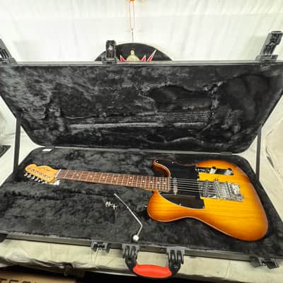 Fender 2016 Limited Special Edition American Standard Telecaster Figured Neck Guitar with Case 2015 - Cognac Burst / Rosewood fingerboard image 1