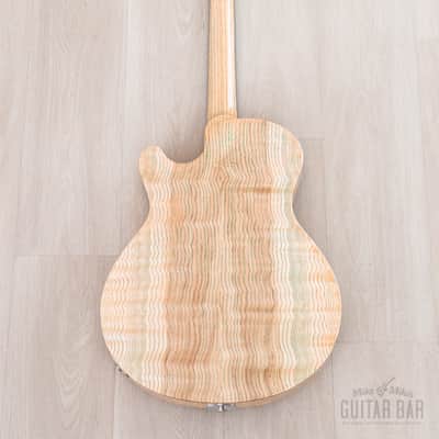 2023 Paul Reed Smith Private Stock Singlecut Archtop Natural w/ Green Grainfill, Case & Tags image 3