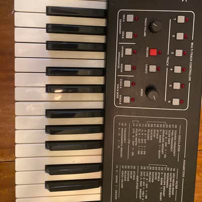 Sequential Six-Trak 49-Key 6-Voice Polyphonic Synthesizer 1984 - 1985 - Black with Wood Sides (Serviced) With Hard Case image 2