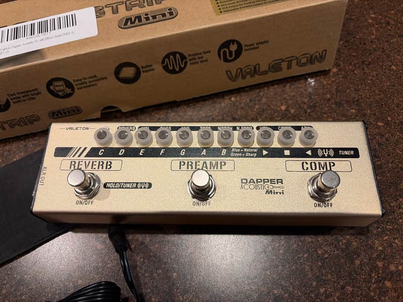 Valeton MES-4 Dapper Mini Multi Effects Strip 2010s - Silver image 1