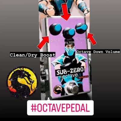 CELEBRITY PEDALS Sub-Zero Octave Pedal with Low Pass/Mid Bump Filter image 2
