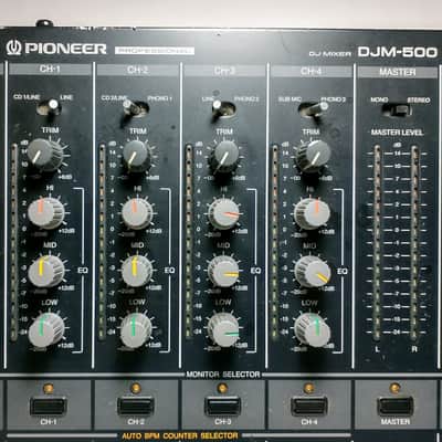 Pioneer DJM-500 4-Channel Professional DJ Mixer W/New Mini Innofader image 2