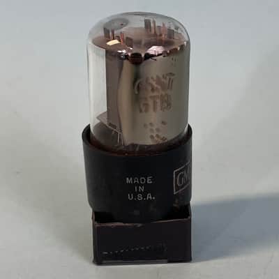1955 General Electric 6SN7GTB Vintage GM Delco Side Getter Tube! T272 image 4