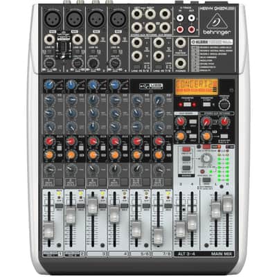 Behringer Xenyx QX1204USB Premium 12-Input 2/2-Bus Mixer, Bundle with Headphones and Cable image 4