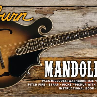 Washburn M3E F-Style Mandolin Pack image 2