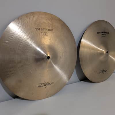 Zildjian 14" A Series New Beat Hi-Hat Cymbals (Pair) 1982 - 2012 - Traditional image 3