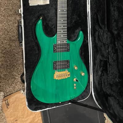 1990s USA Carvin DC127 Neck-Through – Emerald Green – Original Case – Excellent Condition image 2