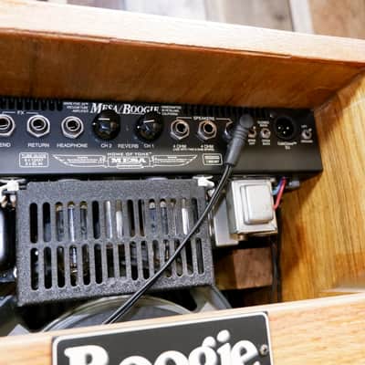 Mesa Boogie Mark Five 25 2-Channel 25-Watt Custom Guitar Combo - Red Oak & Wicker With Electro-Voice Black Shadow image 13