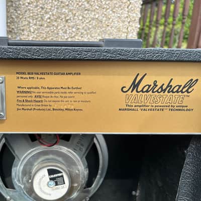 Marshall Valvestate 20 Model 8020 2-Channel 20-Watt 1x10" Guitar Combo 1991 - 1998 - Black image 4