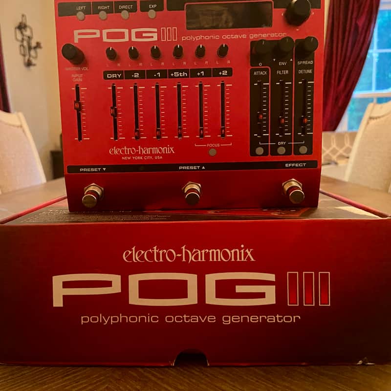 ~2022 Electro-Harmonix POG3 Polyphonic Octave Generator Red