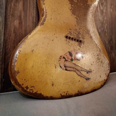 #202621 :: Baldman's Relic TeleMaster body in Dirty Heavy Relic Butterscotch Blonde nitro finish :: Aged Roadworn image 8
