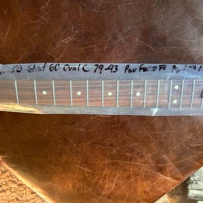 Musikraft Strat Neck 60s Oval C, Roasted Maple with Pao Farro, Aged Oil Finish NEW image 15