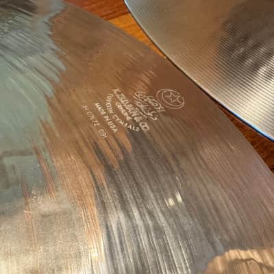 Zildjian 14" K Custom Session Hi-Hat Cymbals (Pair) 2004 - Present - Brilliant image 4