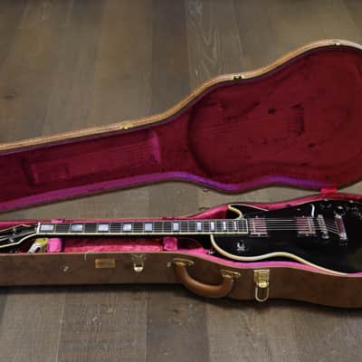 2009 Gibson Custom Shop 1968 Historic Reissue Les Paul Custom Electric Guitar Black Ebony + COA OHSC image 22