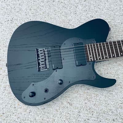 FGN J-Standard Iliad JIL72ASHDEG 7-String Electric Guitar w/ Bag - Open Pore Black image 15