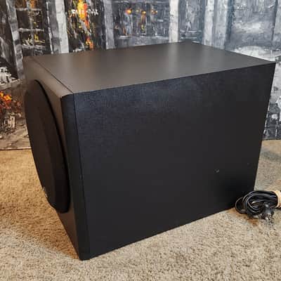 Polk Polk Audio PSW250 compact, powered home theater subwoofer 90s - Black image 3