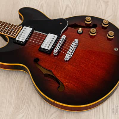 1982 Ibanez LR10 Lee Ritenour Artist w/ Brazilian Board, Antique Violin Sunburst w/ Case image 10