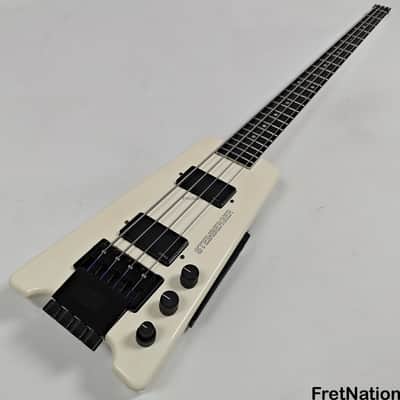 Steinberger XL-2 White Headless 1985 4-String Bass - 8.72lbs #3554 image 5