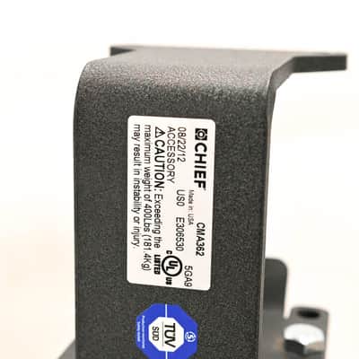 Chief CMA362 C-Clamp Pipe Mount with Premier Mounts PDS-PLUS Mount CG01NNM image 5