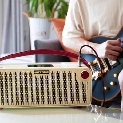 Hotone Pulze AP30WH Multifunctional Modern Bluetooth Modeling Amplifier White Edition 30 Watts image 8