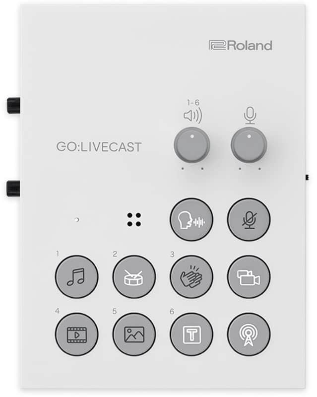 Roland GO:LIVECAST Smartphone Live Streaming Mixer 2020 - White image 1