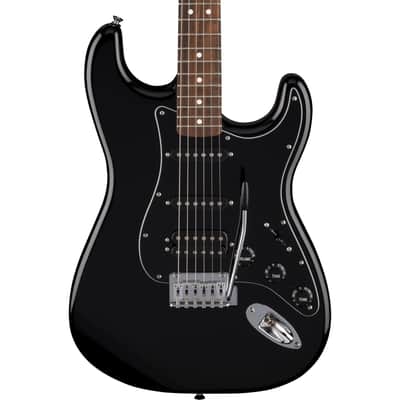 Fender Standard Strat HSS LRL Black - Electric Guitar image 3