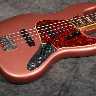 1966 Fender Jazz Bass - Burgundy Mist Refinish image 13