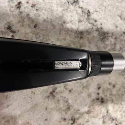 Sennheiser MD 421-U Cardioid Dynamic Microphone 1960s - 1990s - Black image 3