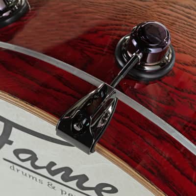 Fame Fortress Studio Shell Set Red Burst - Drum Shell Set image 5