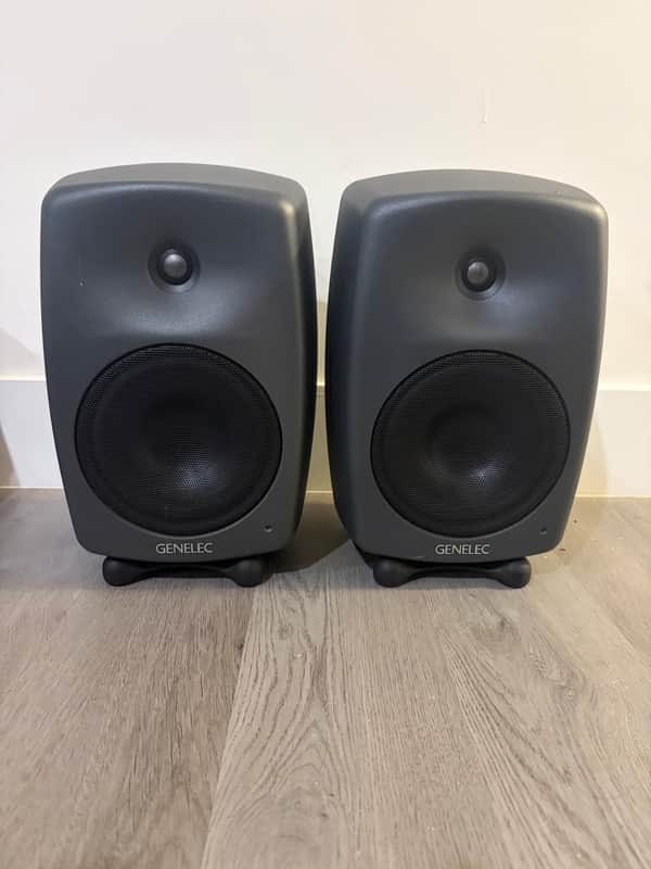 Genelec 8040B 6.5" Powered Nearfield Studio Monitor (Pair) 2013 - 2021 - Gray image 1
