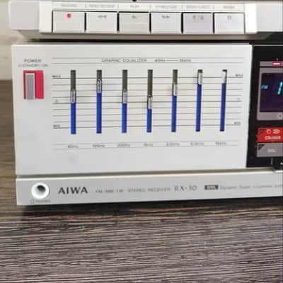AIWA RX-30 Stereo Receiver + FX-30 Stereo Cassette Deck Rare Vintage Set Japan image 2