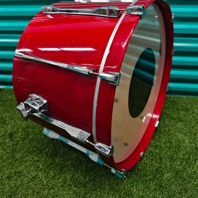 ⚡Pearl BLX All Birch 22"X14" Gong Bass Drum - Red* New Head*⚡ image 11