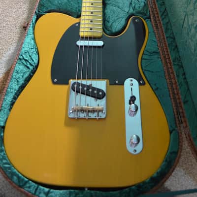 Nash T-52 Butterscotch Blonde Extra Light Relic w/1-Ply Black Pickguard & Lollar Pickups image 7