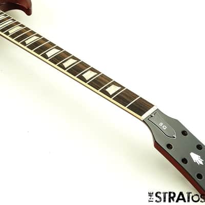 USED Gibson USA SG Standard Model BODY + NECK, Mahogany, Nitro Heritage Cherry image 4