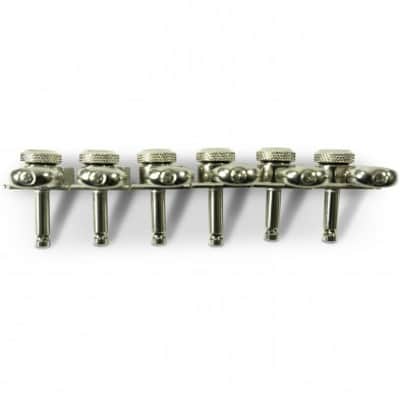 Kluson 6 In Line Locking Revolution Series H-Mount Non-Collared Tuning Machines W/ Staggered Posts image 4
