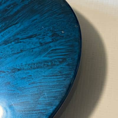 2000's Japan Jackson DKMG Dinky Cobalt Blue Swirl Guitar Body Floyd Ready image 16