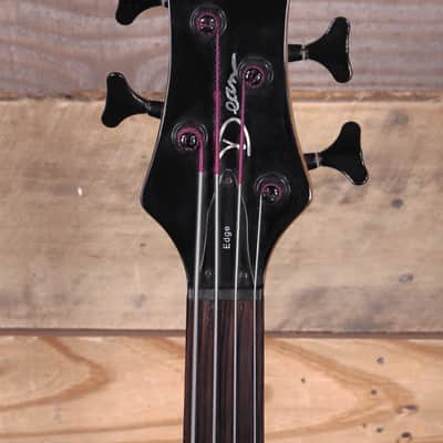 Dean Edge 4-String Fretless Bass Guitar Amber Burst "Good Condition" image 6