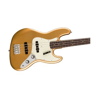 Fender Vintera III Early '60s Jazz Bass, Rosewood Fingerboard, Aztec Gold image 3