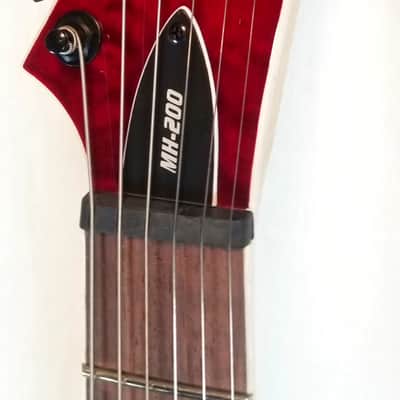 ESP LTD MH-200 Electric Guitar, Quilted Maple Top, Mahogany Body, See Thru Black Cherry Finish image 7