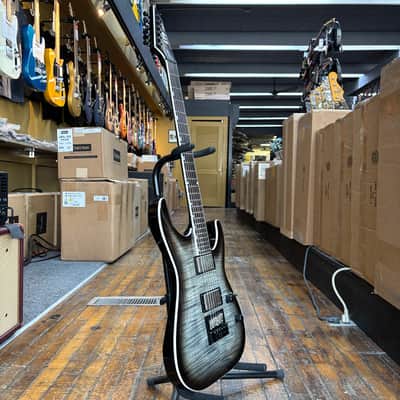 ESP LTD Korea MH-1000ET EverTune Electric Guitar 2023 Charcoal Burst w/Padded Gig Bag image 5