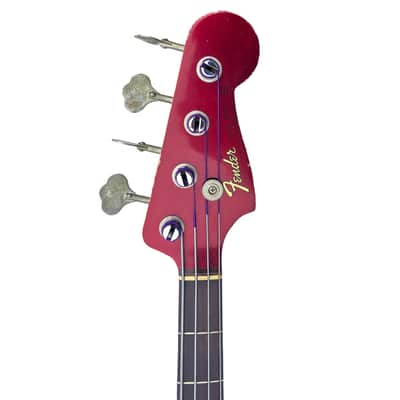 1964 FENDER JAZZ BASS - ALL ORIGINAL - CANDY APPLE RED image 5