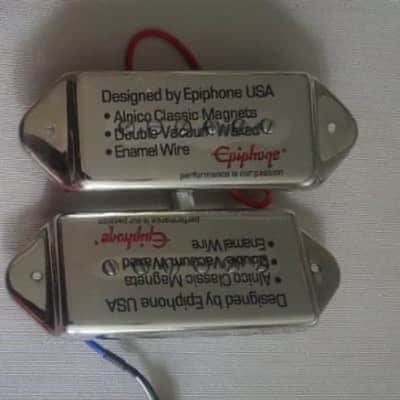 Epiphone P90 Dogear Pickups Set For Casino Jazz Guitar image 1