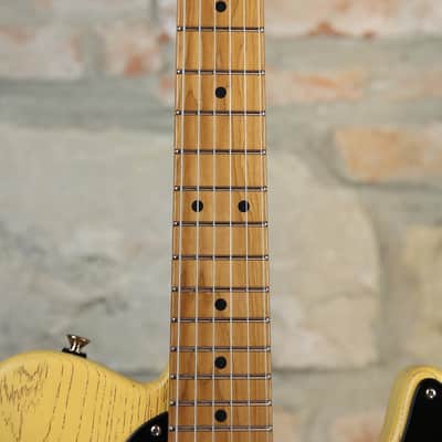 TOM ANDERSON T-Icon SS - Swamp Ash Body & Caramel Maple Neck - Satin Organic Grain Butterscotch image 7