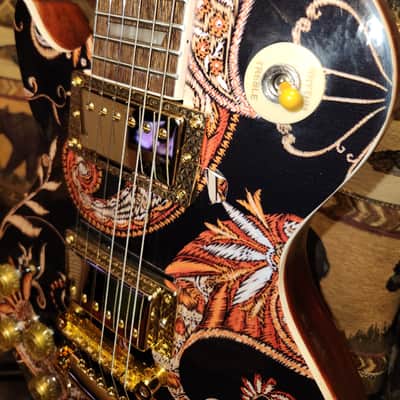 LP Style Left Handed Guitar Premium Parts and Electronics image 6