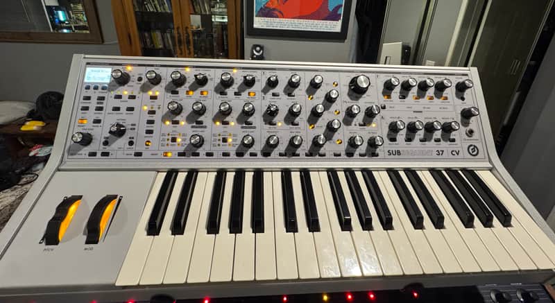 Moog Subsequent 37 CV Paraphonic Analog Synth 2010s - Gray image 1