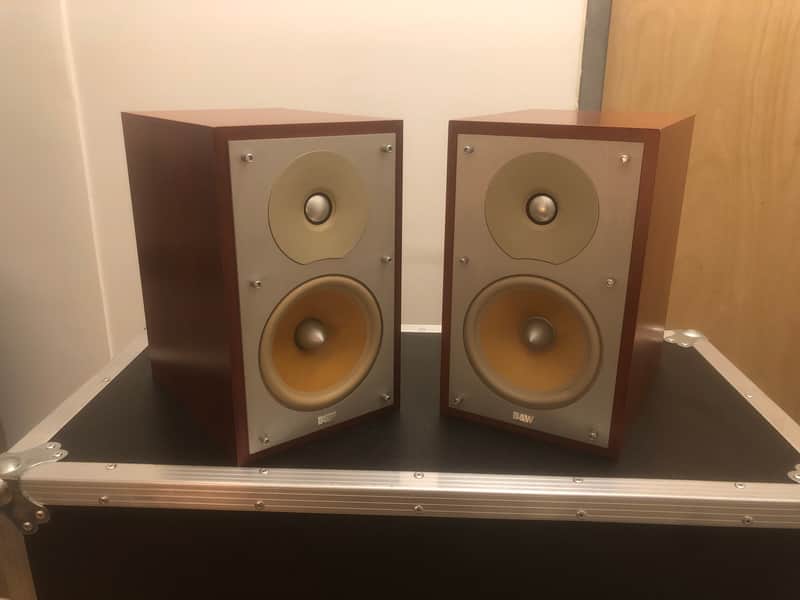 B&W CM2 Bookshelf Loudspeaker System - 2002 Rosenut Finish image 1