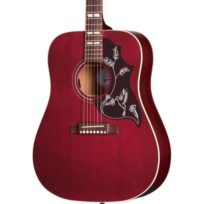 Gibson Hummingbird Special Acoustic Electric Guitar - Satin Wine Red image 1